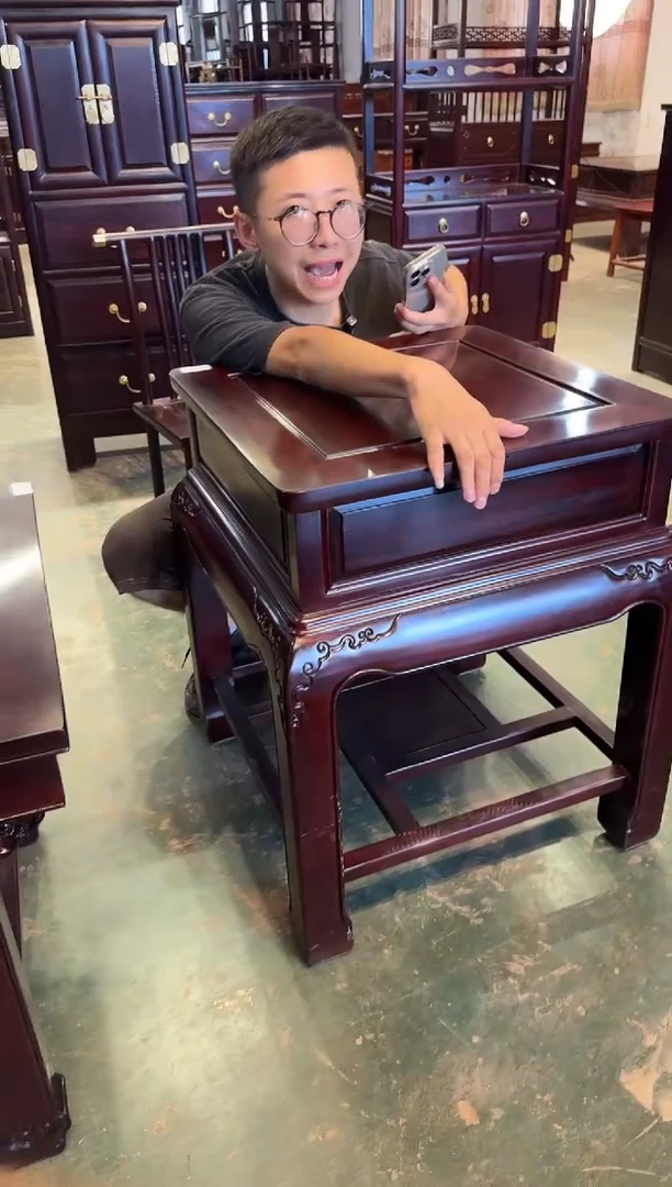 黑酸枝木类成套家具J09