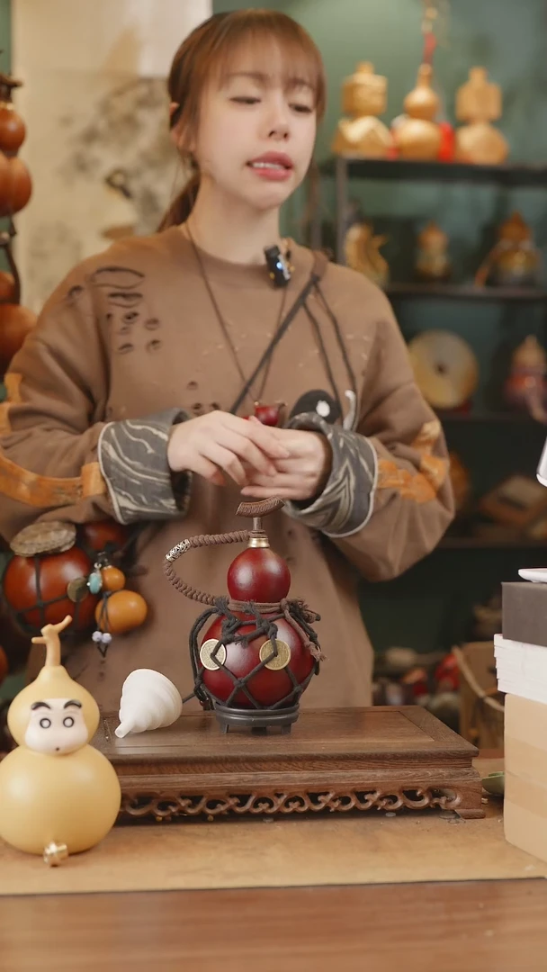 【闪购商品】7号精品天然大漆工艺防渗内胆酒葫芦~