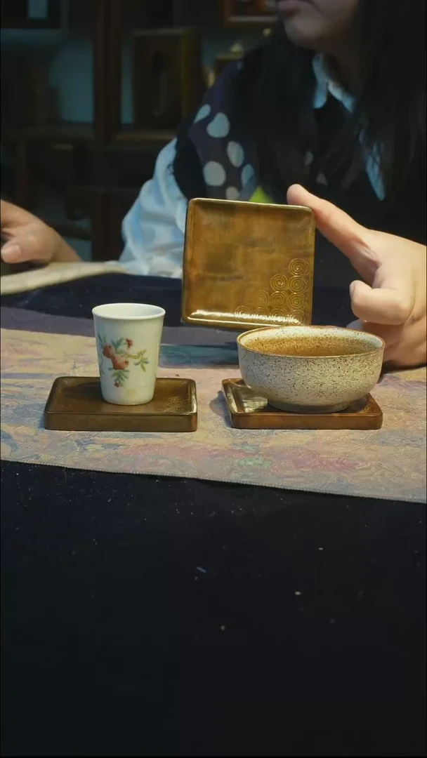 金丝楠小叶桢楠茶杯垫