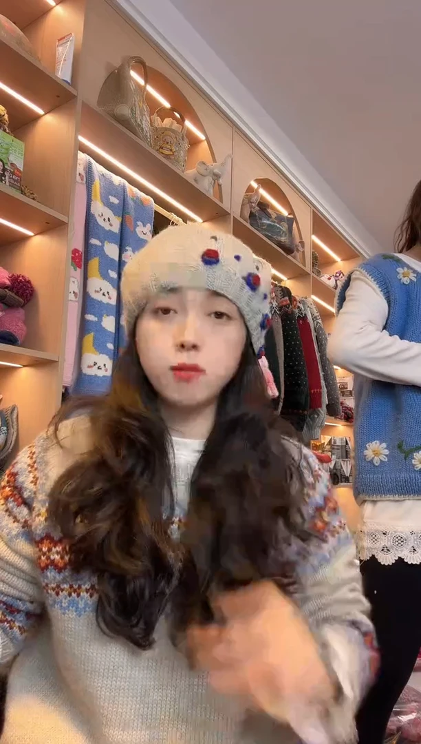 羊毛倾****音百羊毛贝雷帽B778