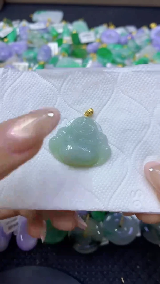 颈饰未镶嵌翡翠天然缅甸翡翠A货