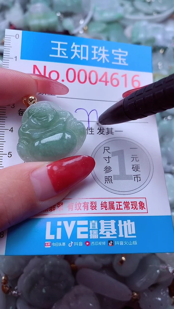 吊坠(不含链)未镶嵌翡翠4616