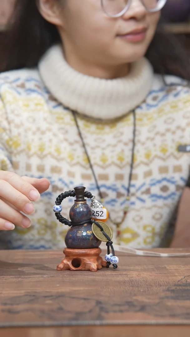 【闪购商品】252号-大漆开口小葫芦手捻