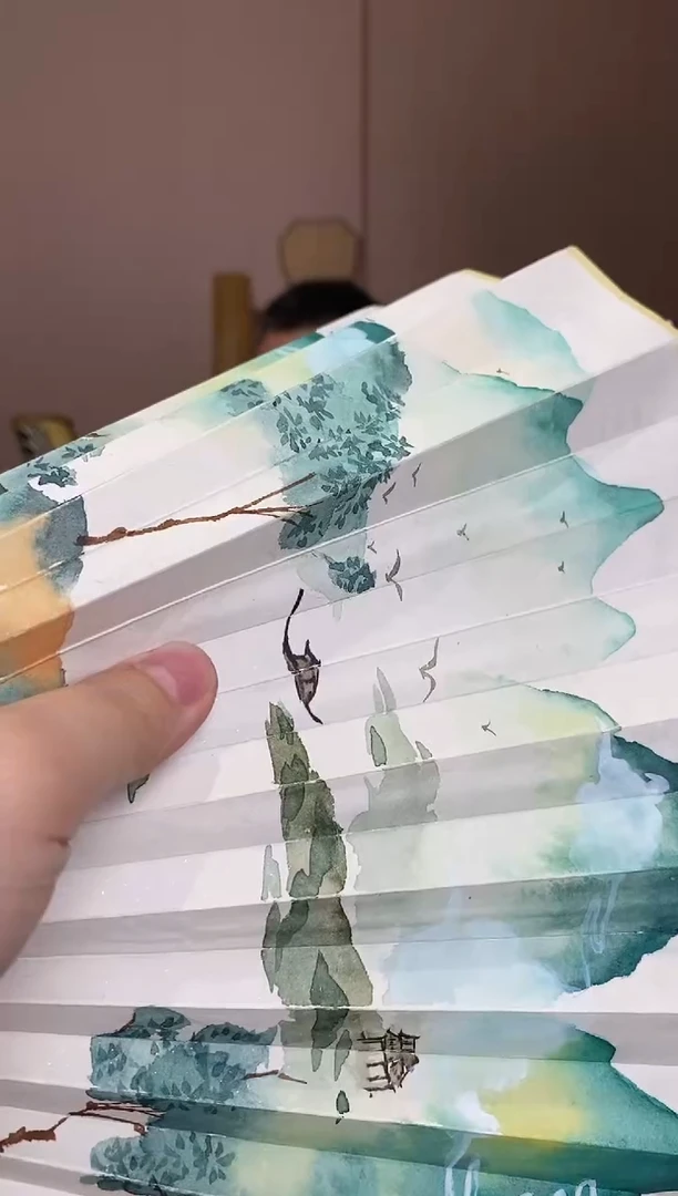 【闪购商品】扇子95寸扇子扇面两张