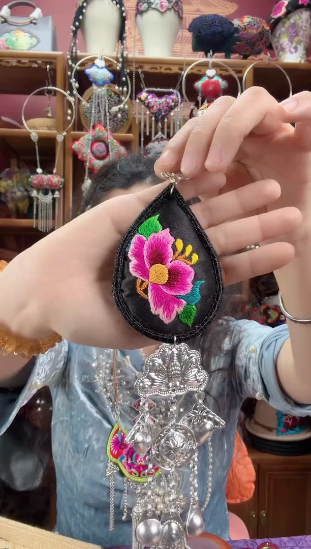 刺绣压襟98甜甜家