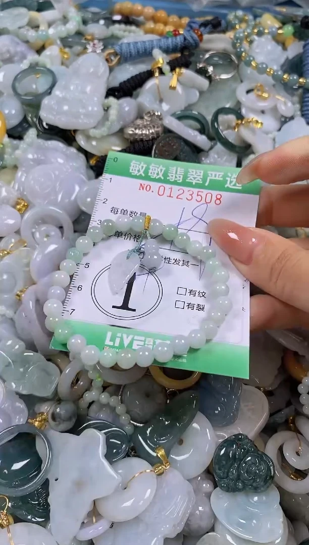 【闪购商品】翡翠颈饰未镶嵌闪购0123508多样性发其一