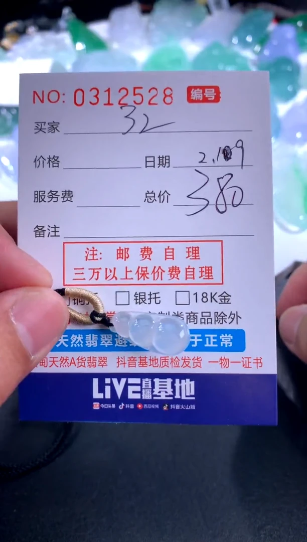 【闪购商品】翡翠颈饰未镶嵌好好