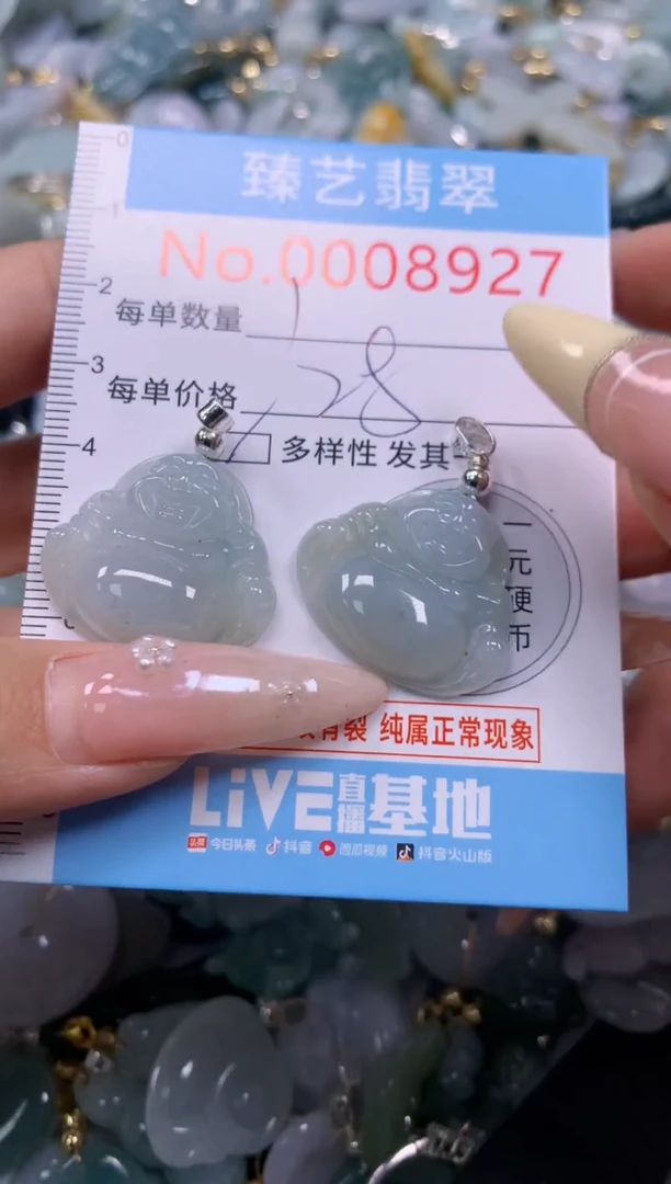 翡翠未镶嵌颈饰多样性发其一8927