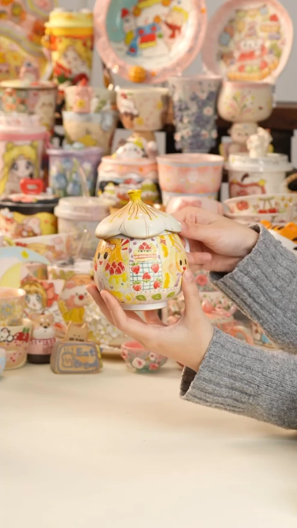 其他陶景德镇釉下彩手绘设计师款陶瓷