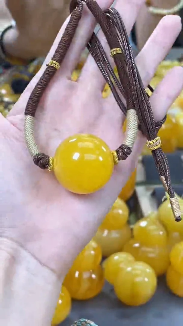 裸石琥珀未镶嵌微瑕j125