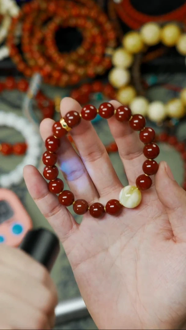 南红玛瑙文玩配饰未镶嵌文玩配饰