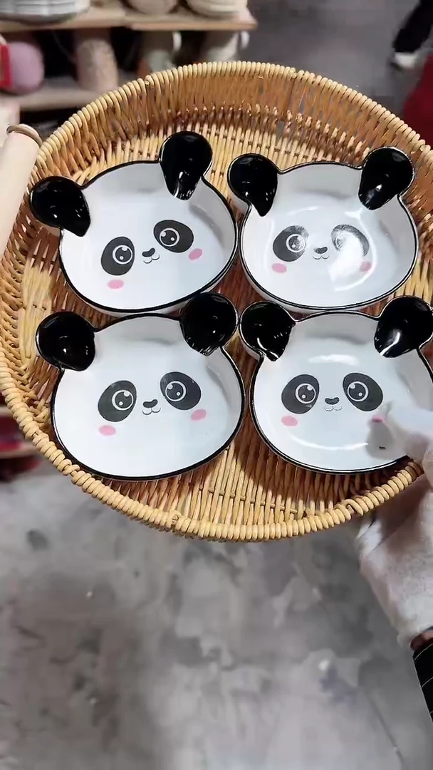 陶瓷4个味碟 微瑕凑满20元包邮