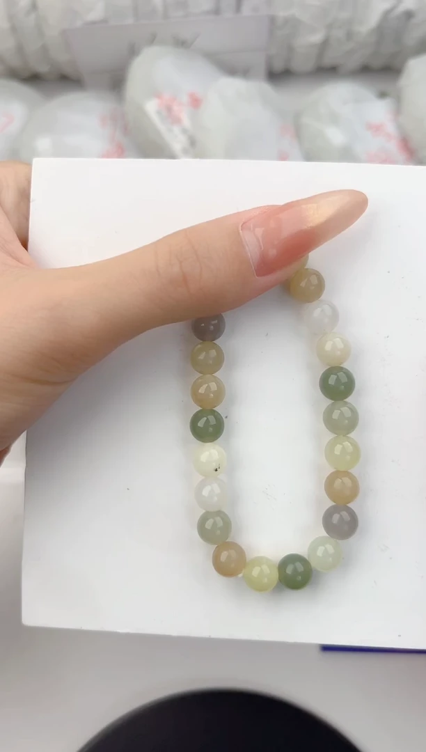 手链未镶嵌和田玉1颜色微差无瑕疵