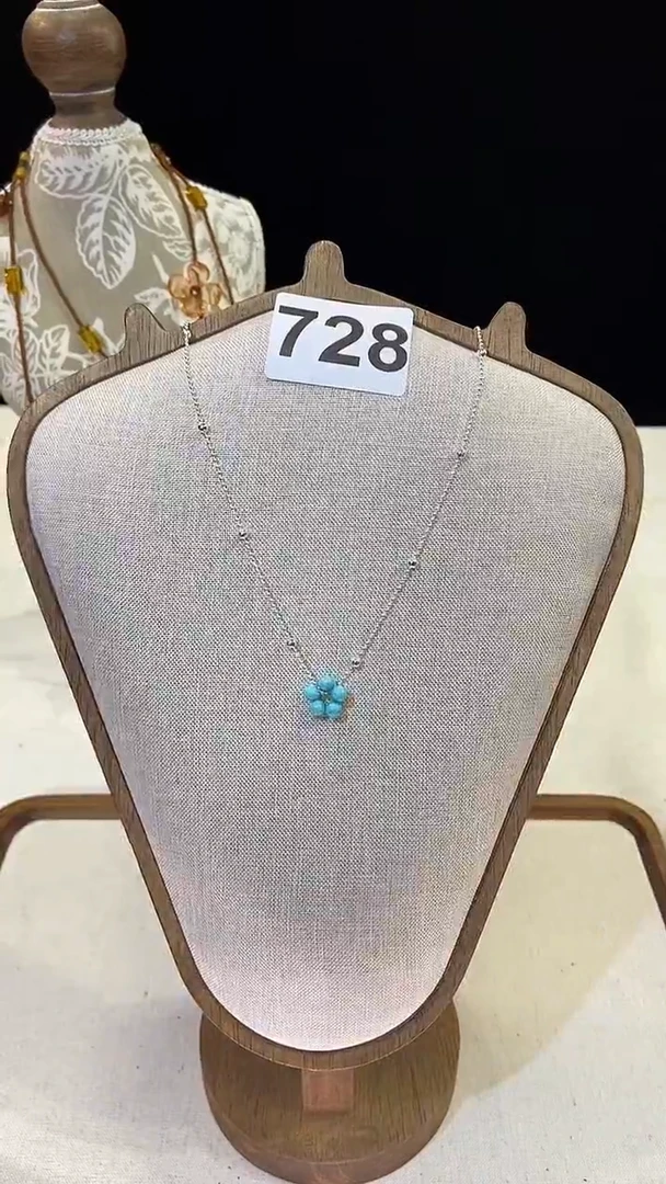 项链钛钢淡水珍珠728