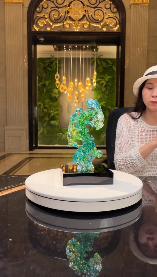 摆件AJ1212136小号太湖石+14*16黑