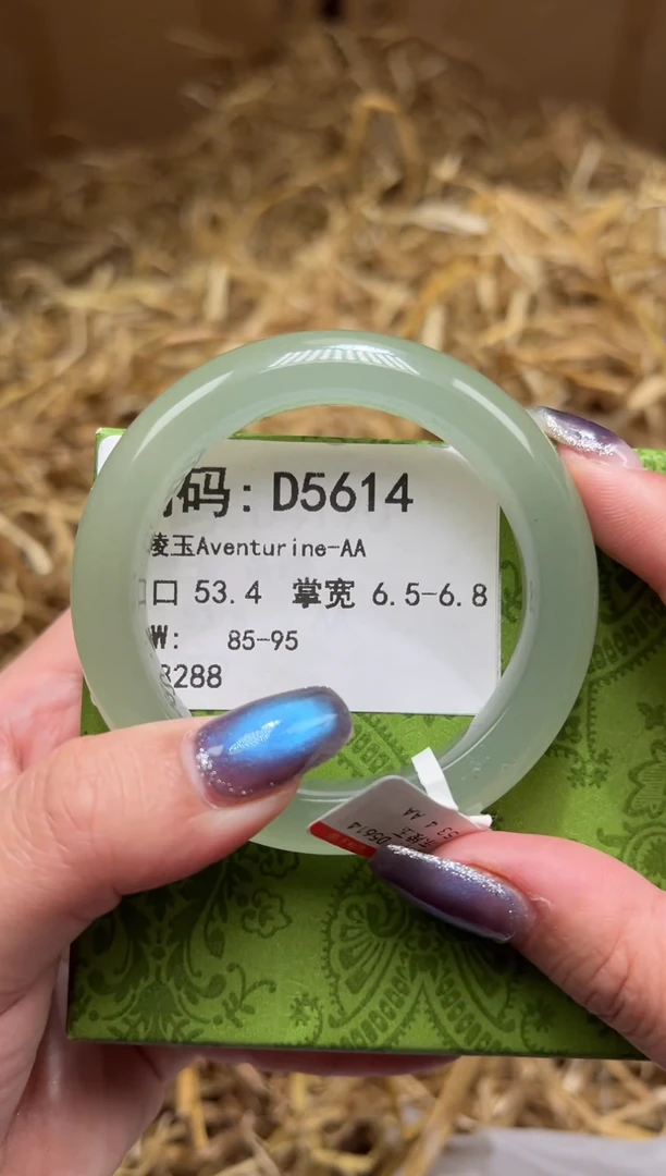 未镶嵌手镯石英质玉D5614