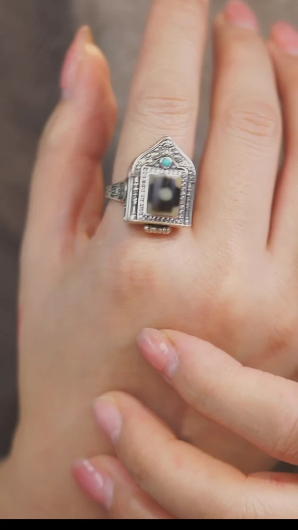 【闪购商品】玛瑙/玉髓戒指银S925镶嵌多样性发一