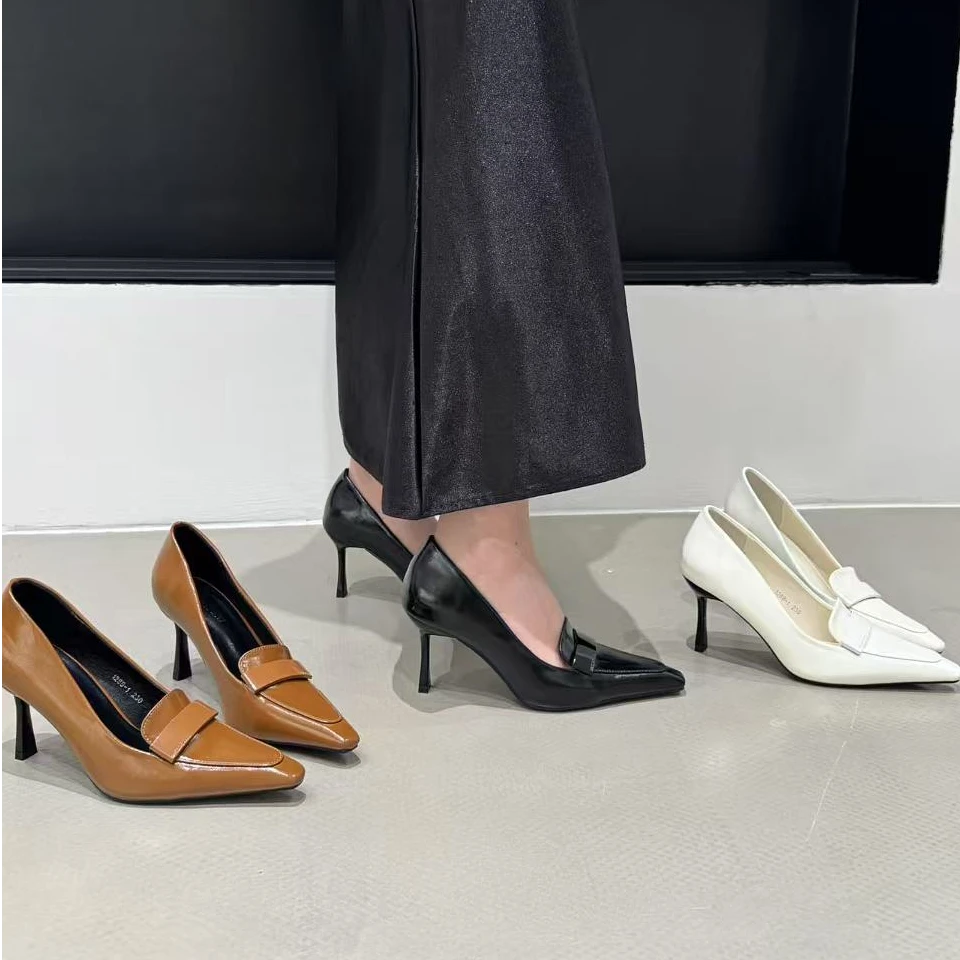 2025春秋新款御姐尖头高跟鞋爆款细跟爆款职业通勤高级感百搭单鞋