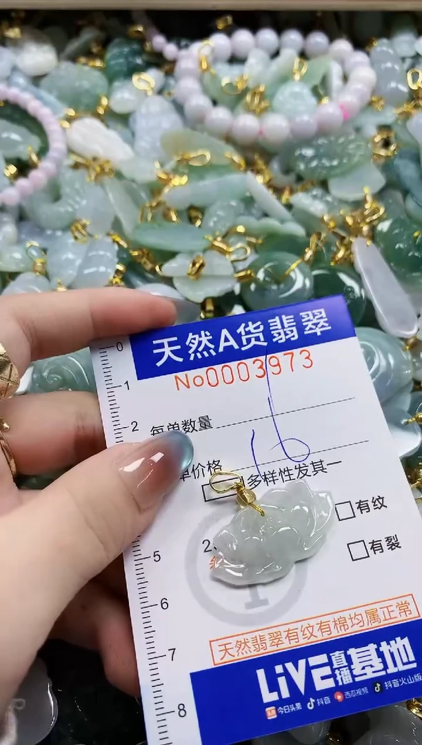 颈饰未镶嵌翡翠纯天然a货翡翠