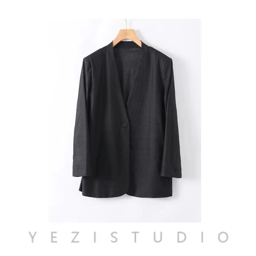 【悦己】巨巨好穿夏季针织高捻出口面料利落气质西装23215605