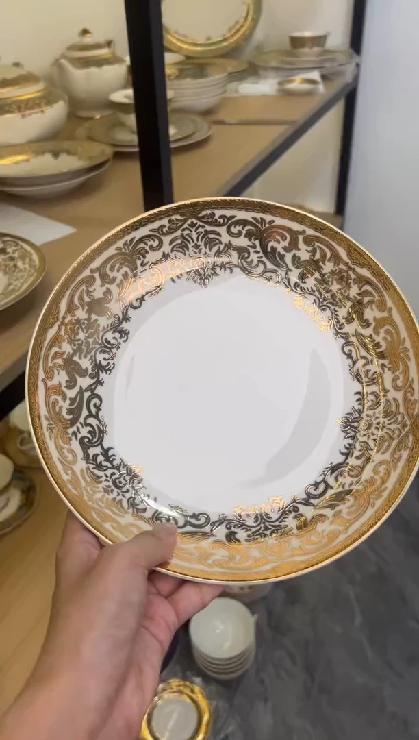 瓷片9寸深菜盘2个一单