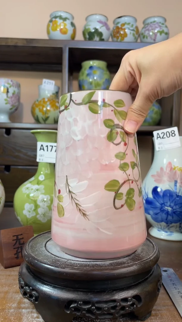 瓶景德镇手绘陶瓷花瓶 源头工厂