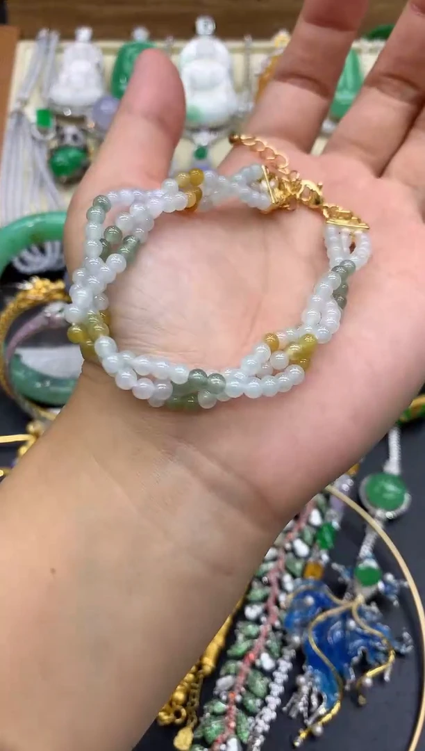 未镶嵌手链翡翠121-中国好珍宝