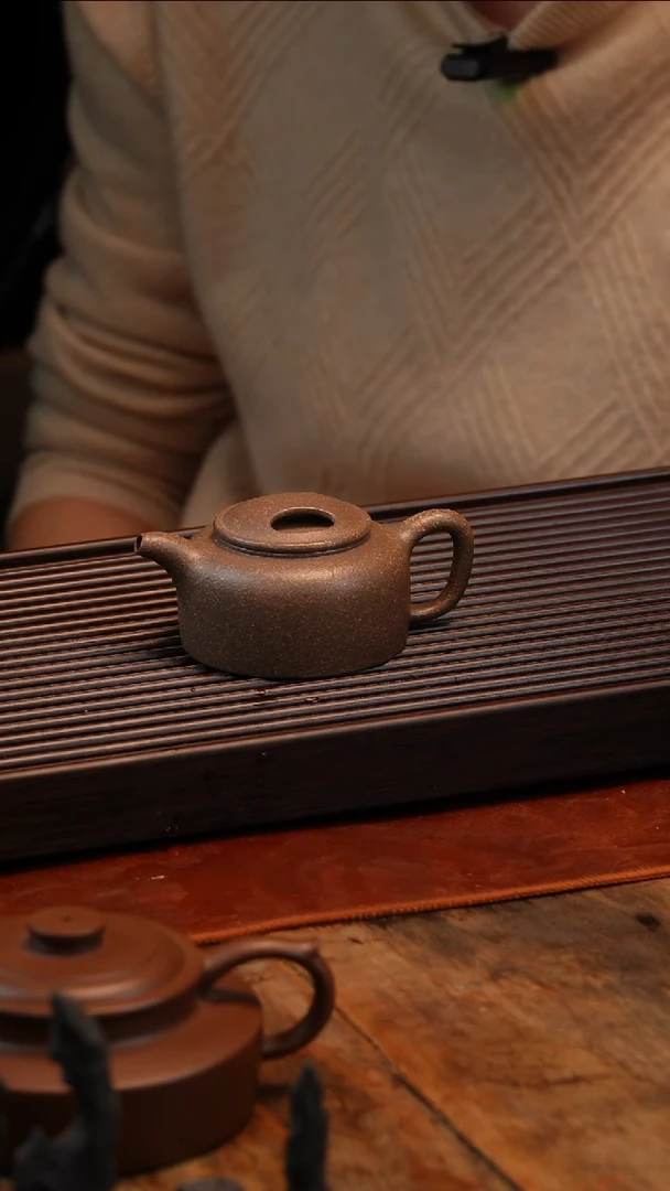 【闪购商品】紫砂茶壶青灰段牛盖
