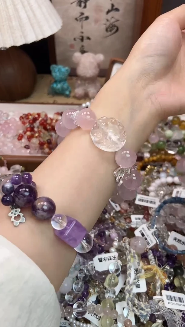 水晶手链未镶嵌244手串