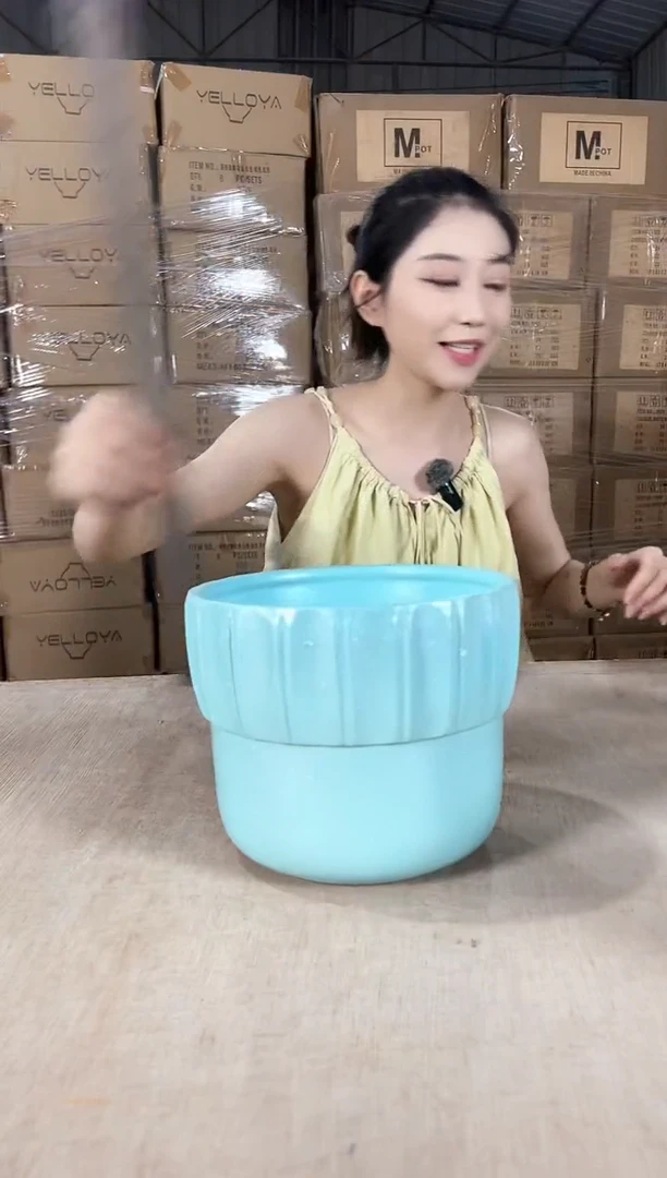 火锅条纹荧光浅绿大号20x17