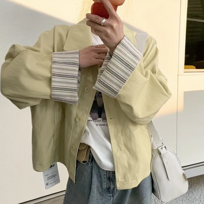 韩国高级感短款皮衣外套女装新款2025韩系休闲气质炸街pu皮夹克