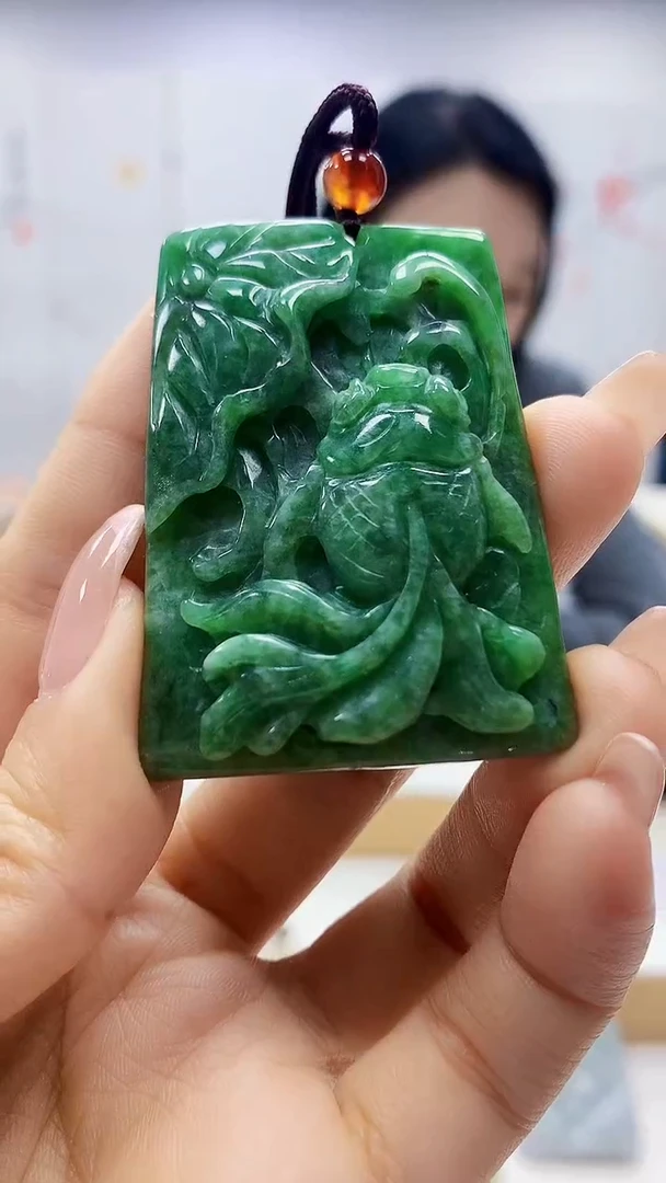 未镶嵌定制翡翠5155ty-毛货挂件5