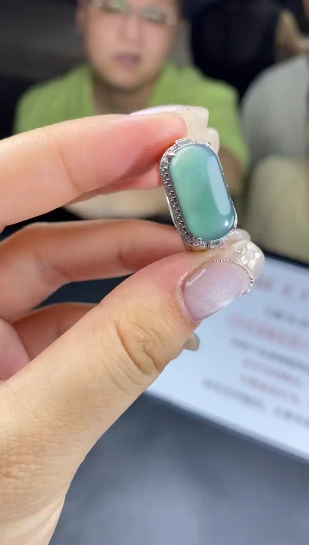 翡翠戒指银S925镶嵌多样性-戒指-J1672