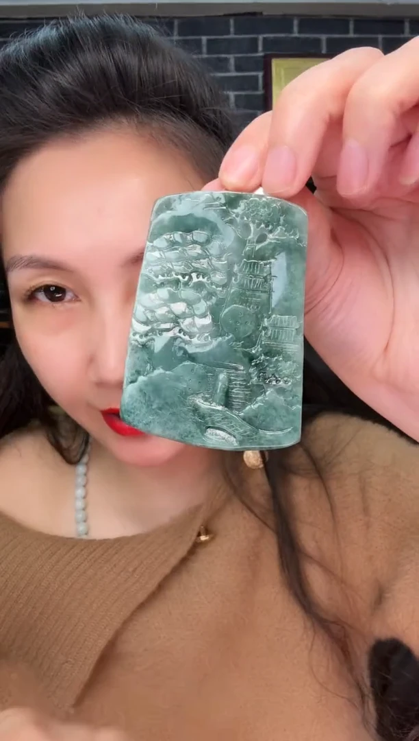 颈饰未镶嵌翡翠牌子