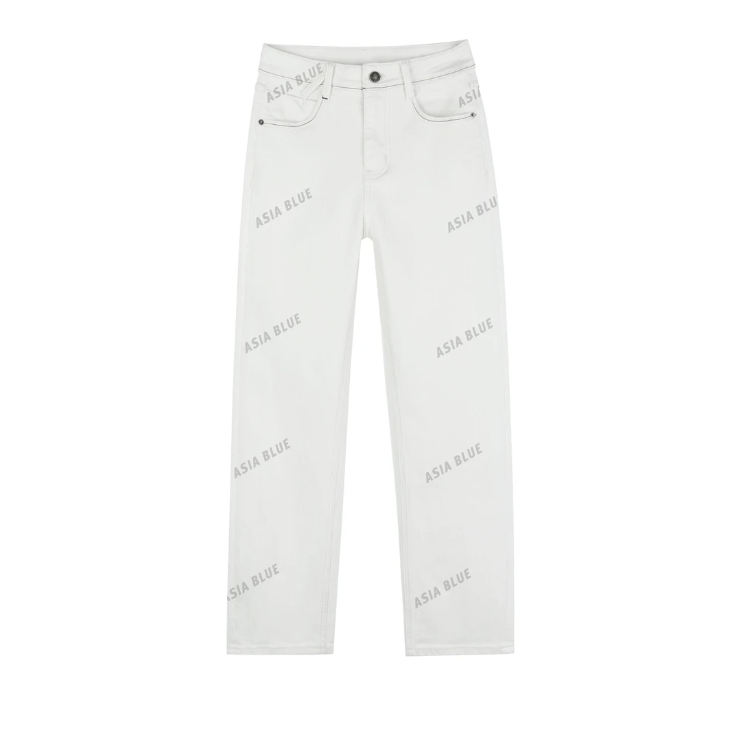 佳垚【黑线】2025春季四面弹百搭窄版直筒牛仔裤Q5292