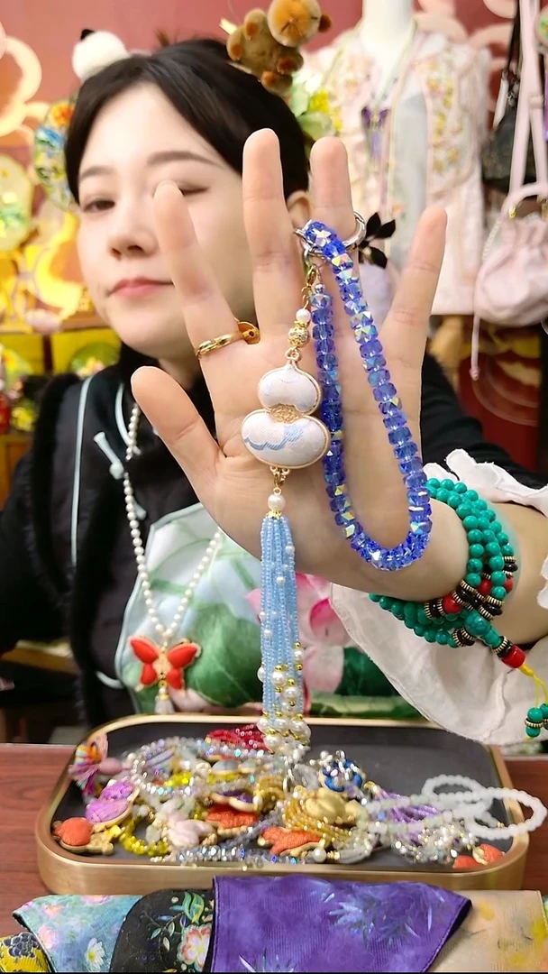 纯铜合金琉璃非遗挂件