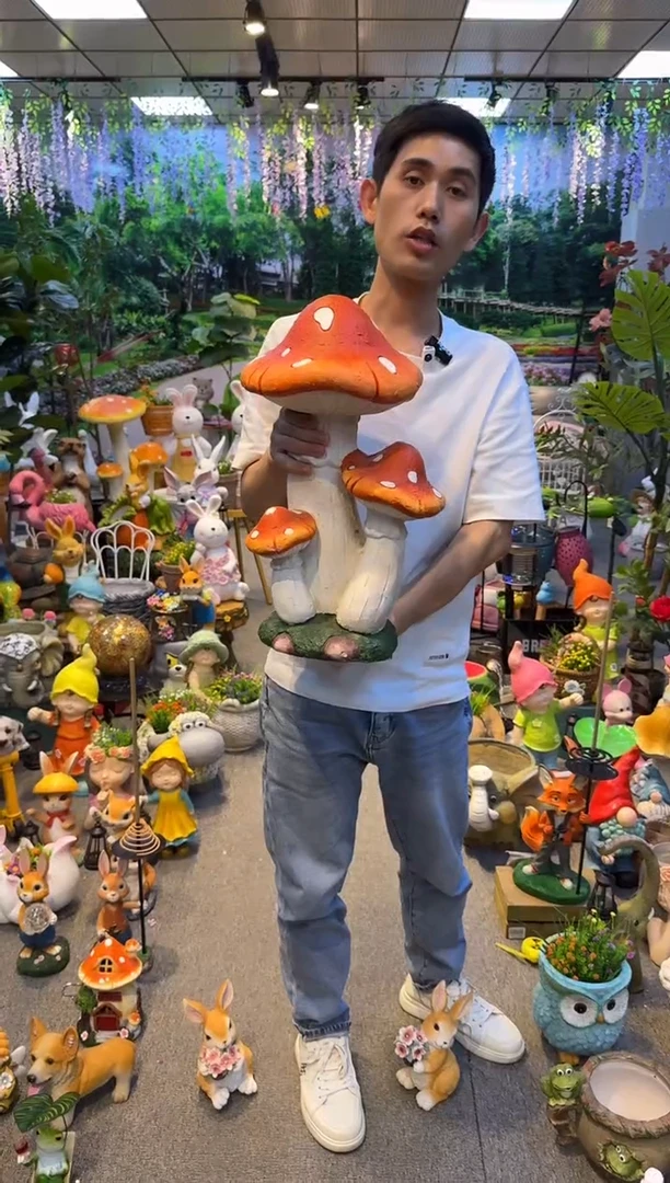 无花朵花园庭院摆件&00&