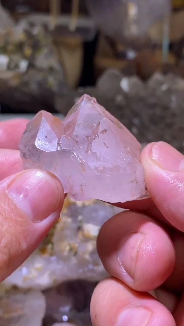 未镶嵌珠宝半成品水晶104号四川超七花园水晶