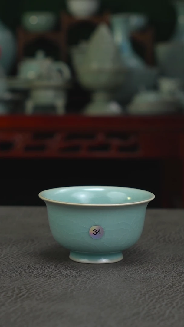 34号 卷足压手杯   微瑕简包-二