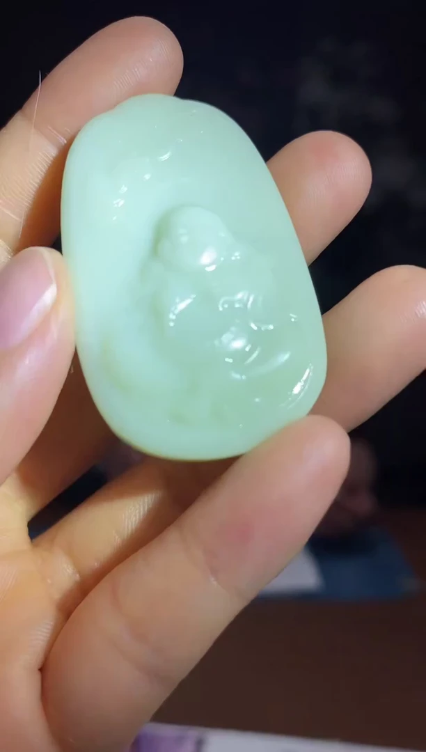 和田玉未镶嵌颈饰D104