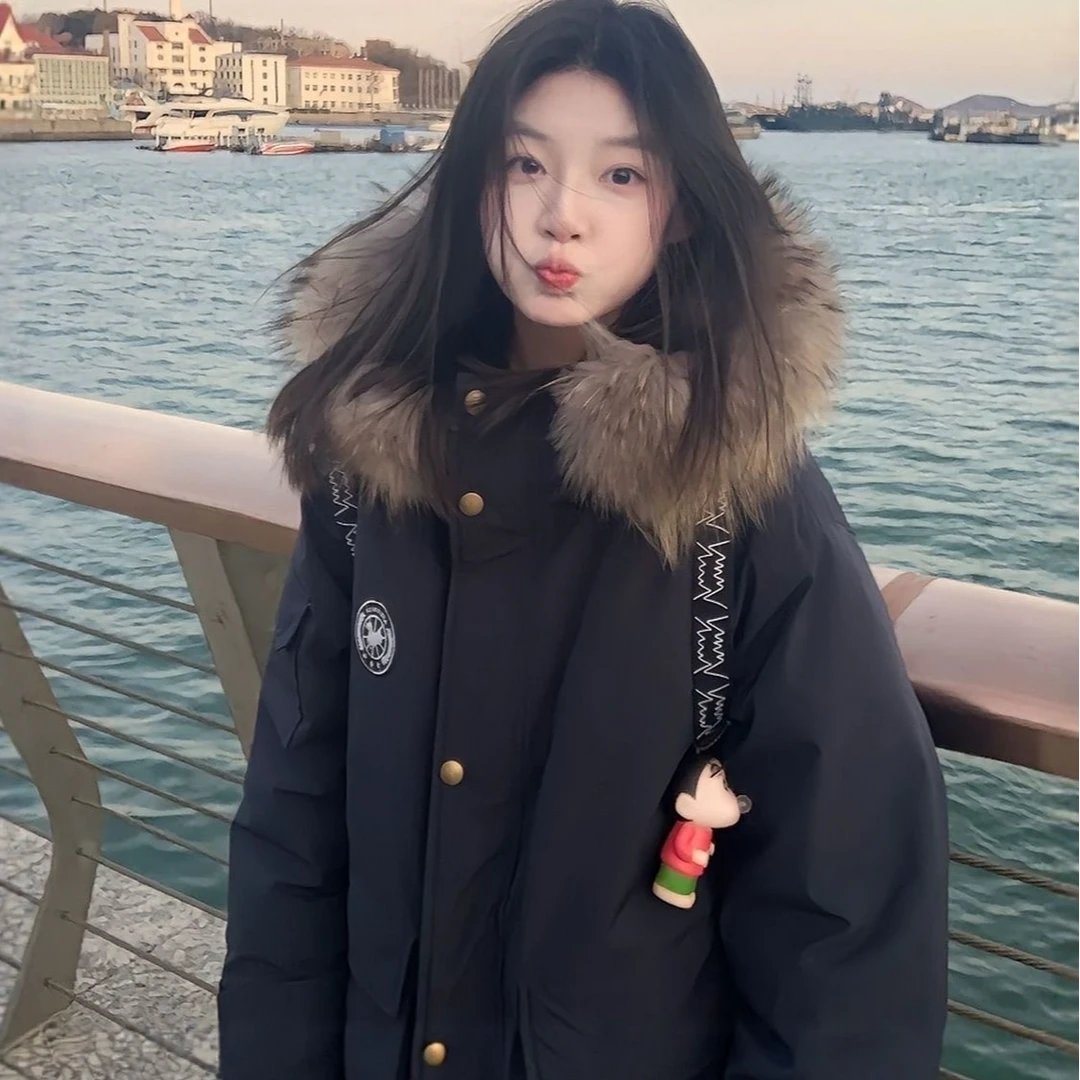 工装棉服夹棉外套女韩版宽松百搭小个子棉衣冬季新款直播推荐爆款