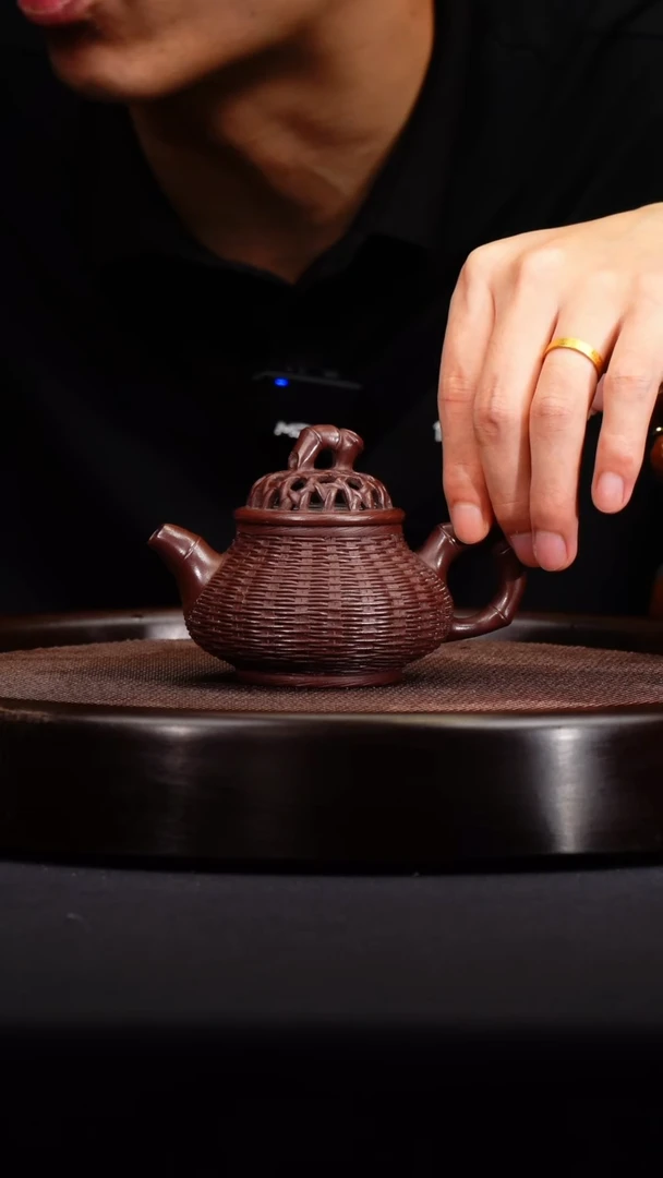 茶壶紫砂镂空