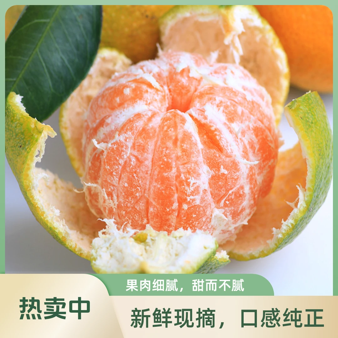 【农家自种】宜昌笕口蜜桔新鲜现摘酸甜可口皮薄多汁孕妇小孩都爱吃