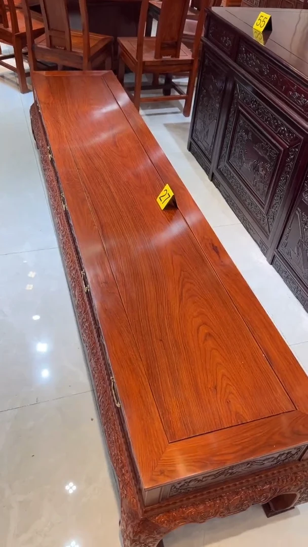 花梨木类成套家具用****5电视柜刺猬紫檀2.4