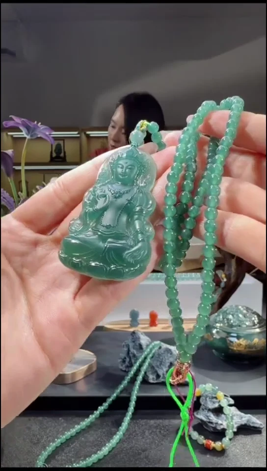 吊坠(不含链)未镶嵌翡翠度母（多样性发其一）
