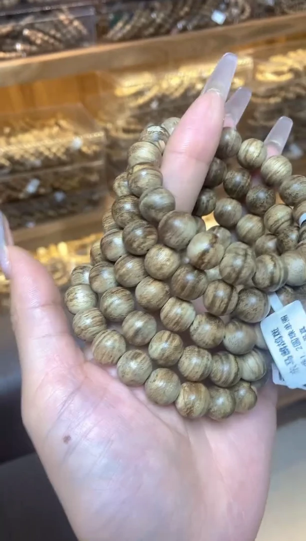 手串沉香东马圆珠单圈1.2鹧鸪斑多样性发其一