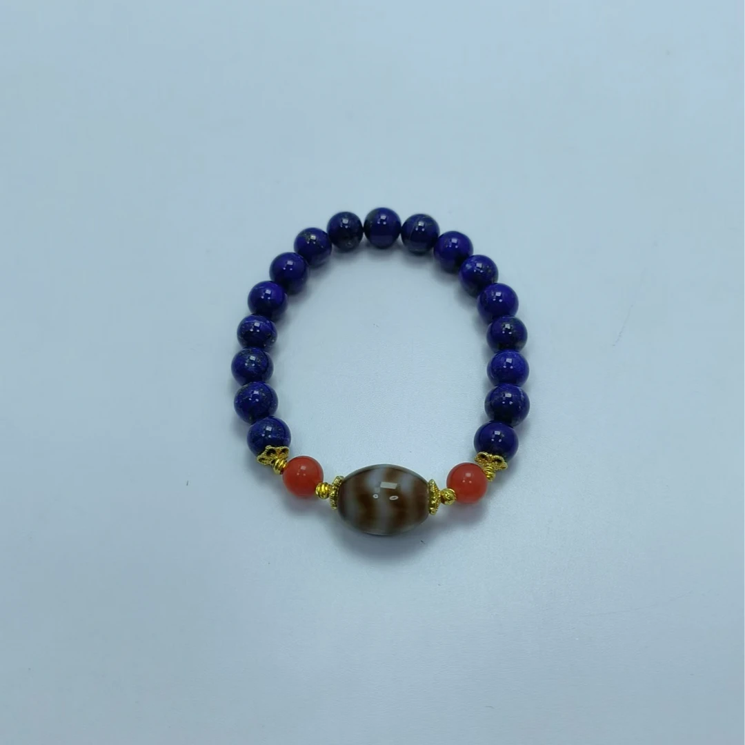 青金+彩虹珠子手串 B5811 多样性发其一 百搭 | 时尚 | 素款 珠宝