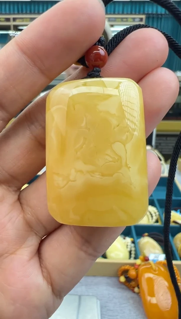 未镶嵌颈饰琥珀29秒拍号 假一罚三