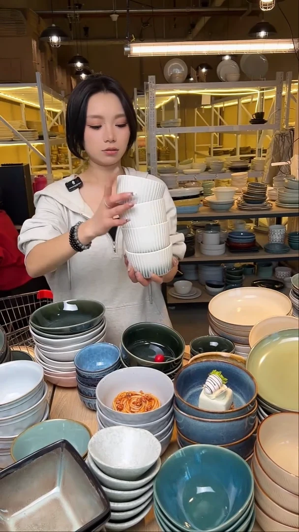 瓷135【瑕疵】外贸尾货窑变釉下彩