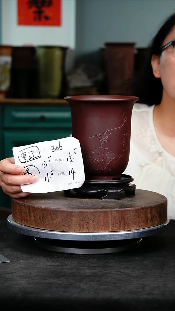 紫砂花盆306+s紫砂花盆